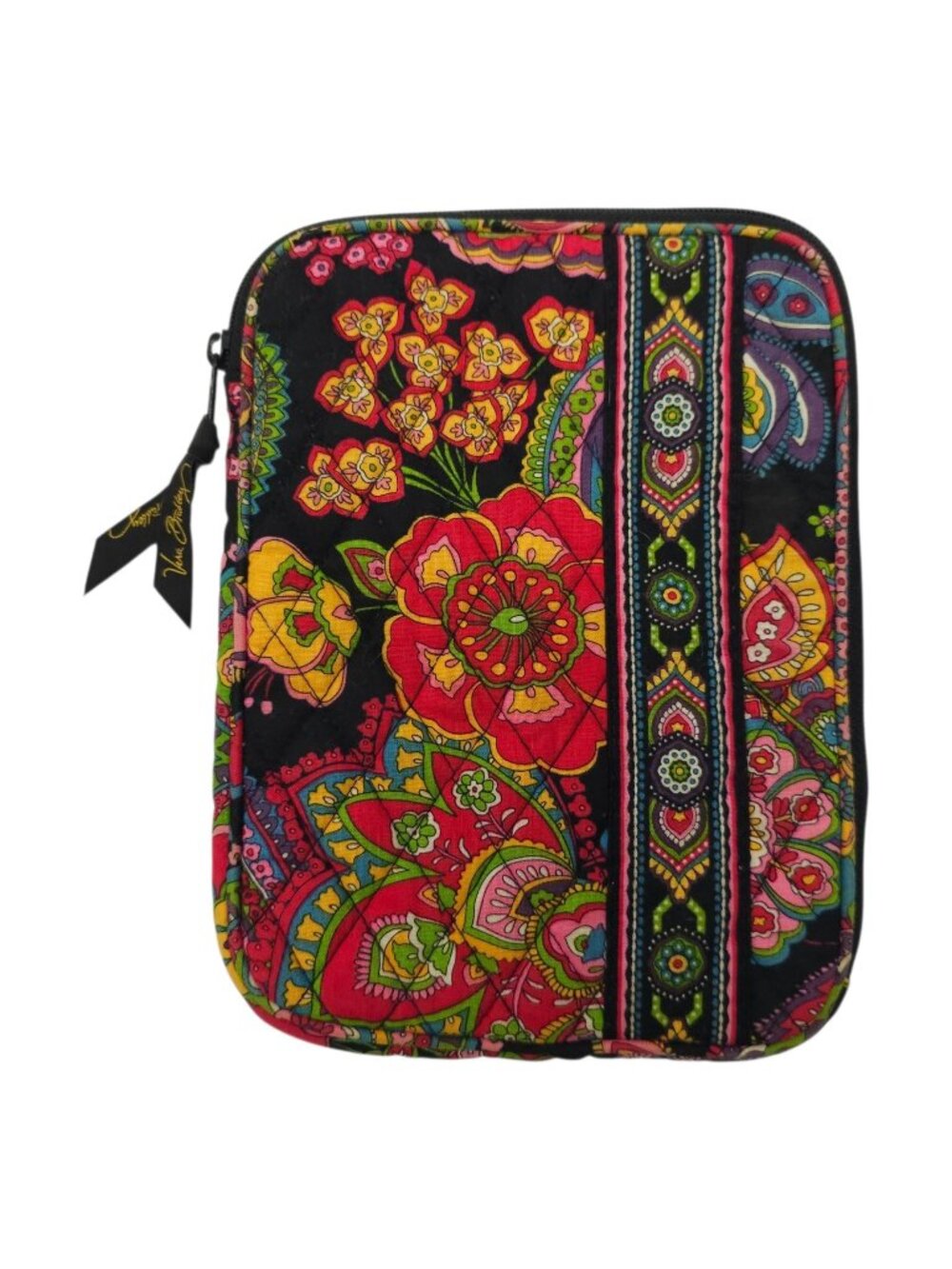 Vera Bradley E-Reader Tablet Sleeve Symphony In Hue Quilted Cotton Case Floral